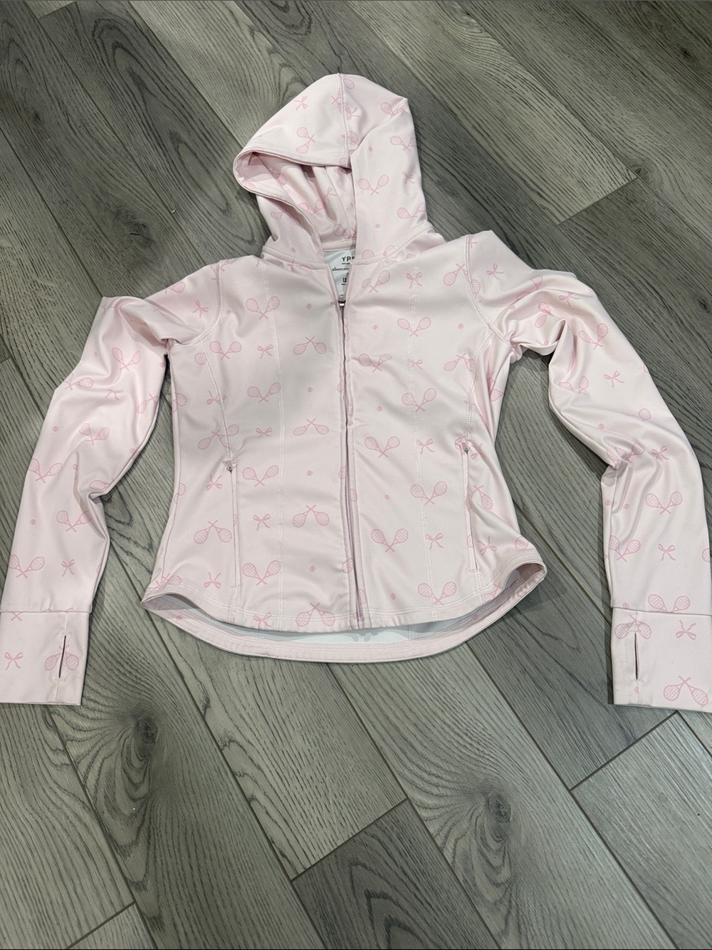 abercrombie kids Light Pink Hooded Zip